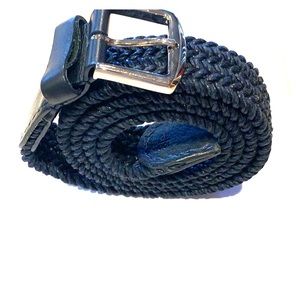 Blue Lori Piana weave belt